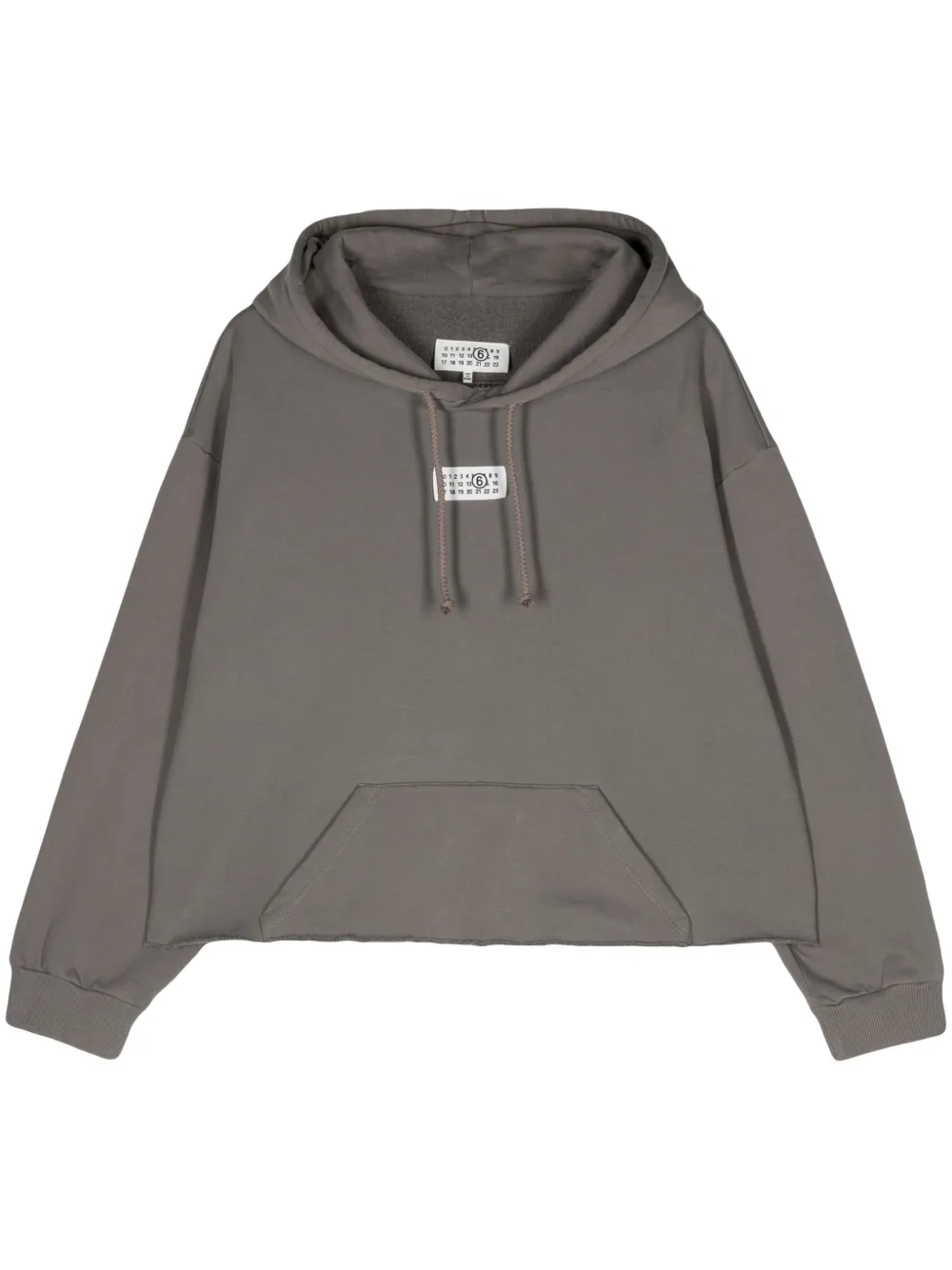 MM6 Maison Margiela single-stitch Cotton Hoodie - Farfetch