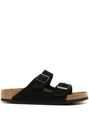 Birkenstock Zürich Tech スエードサンダル | ブラック | FARFETCH JP