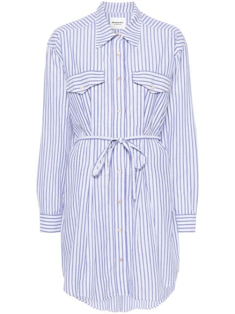 Liliane striped shirt dress