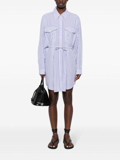 Liliane striped shirt dress