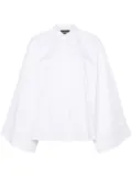 Emporio Armani pointed-collar cotton shirt - White