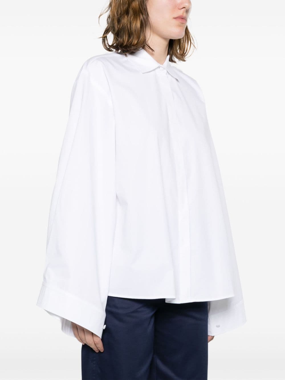 Emporio Armani Overhemd met puntige kraag Wit