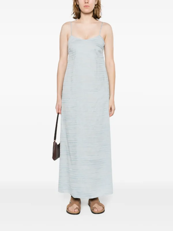 Emporio Armani ジャカード ドレス | ブルー | FARFETCH JP