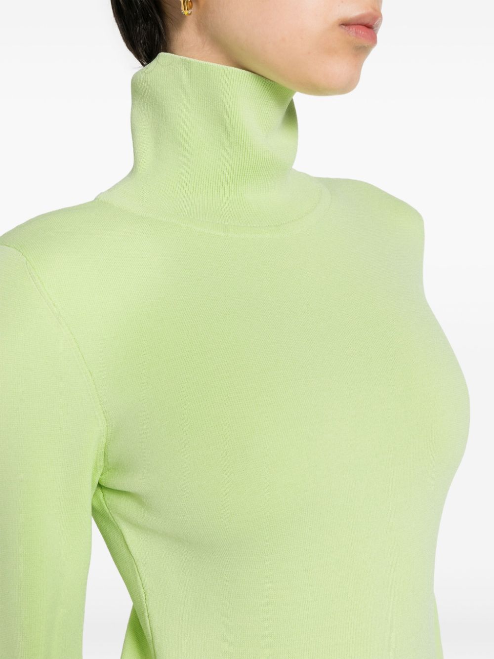 Shop Gauge81 Puent Long-sleeve Bodysuit In Green