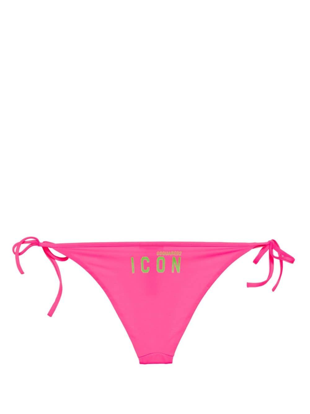 Shop Dsquared2 Be Icon Bikini Bottoms In Pink