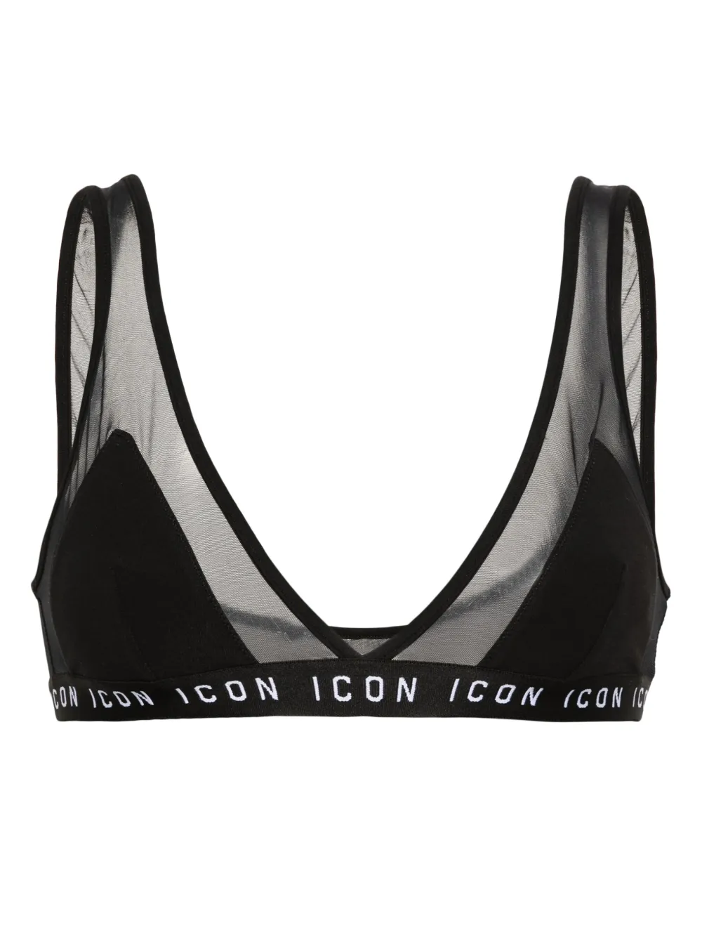 Calvin Klein logo-underband Mesh Sports Bra - Farfetch