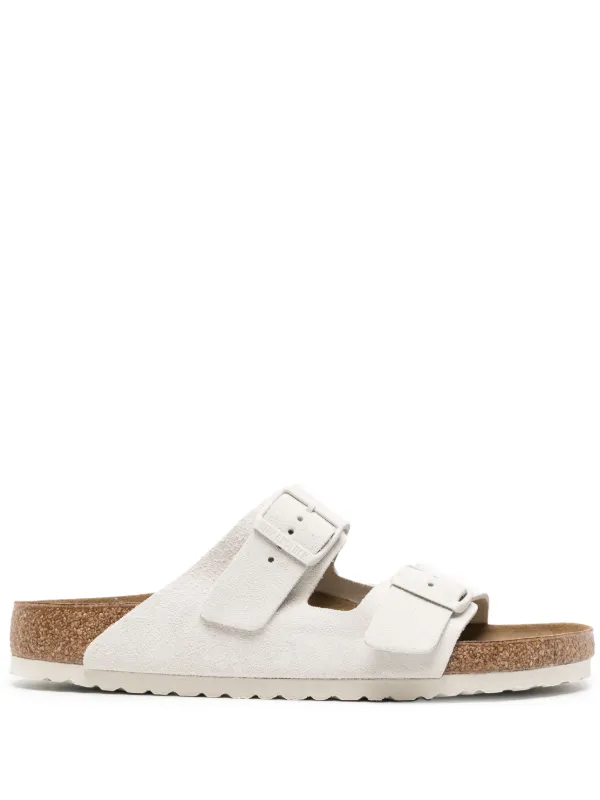Birkenstock Arizona Suede Sandals White FARFETCH IE