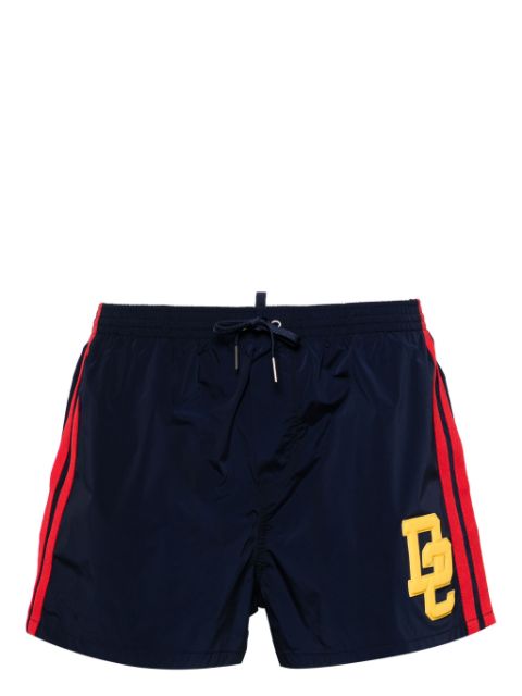 DSQUARED2 logo-patch drawstring swim shorts Men