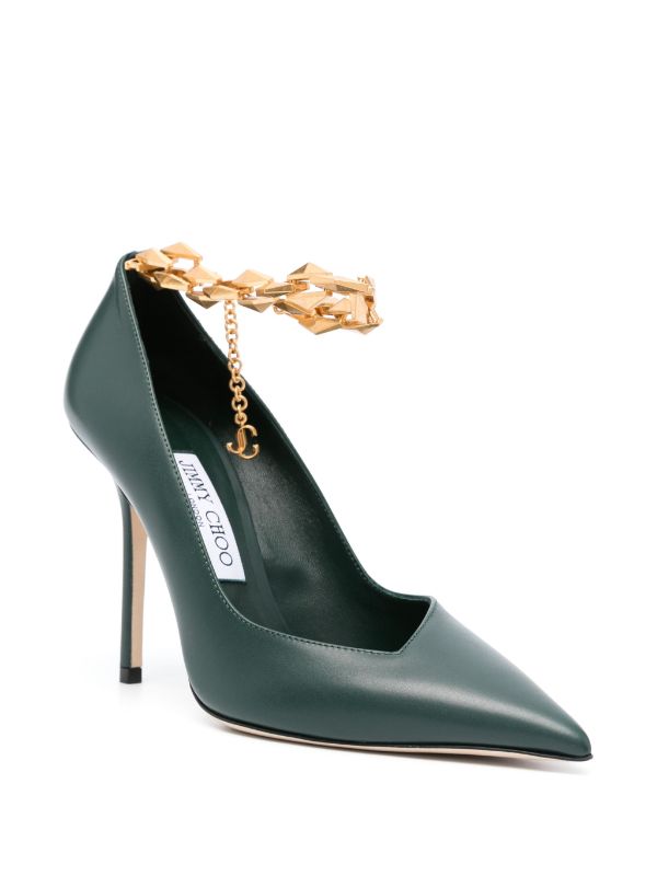 Jimmy choo 2024 green pumps