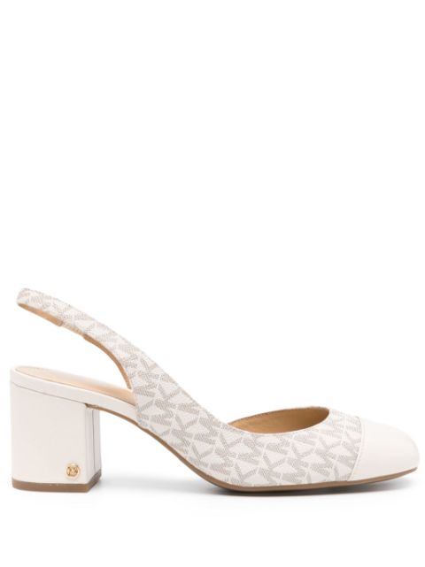 Michael Michael Kors 70mm monogram-print leather pumps