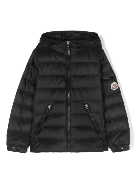 Moncler Enfant chamarra capitonada Gles con capucha