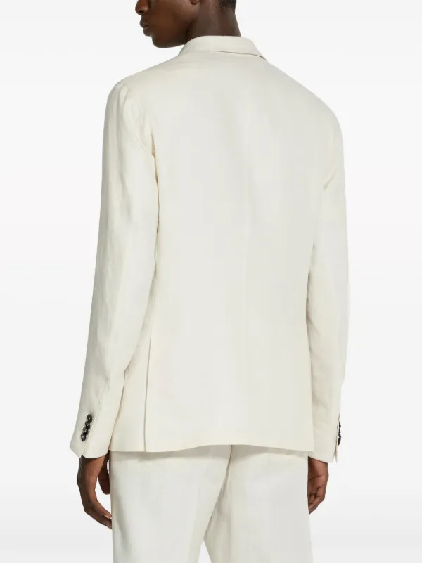 リネンジャケット Zegna リネン シングルジャケット | ホワイト | FARFETCH JP