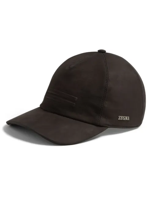 Zegna SECONDSKIN leather baseball cap 