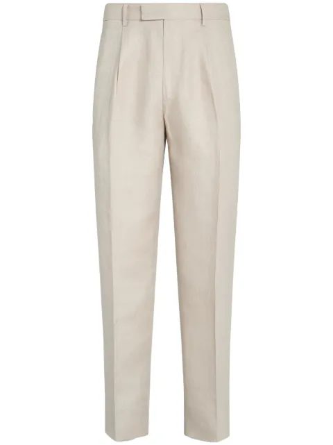 Zegna Oasi linen trousers