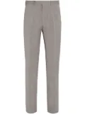 Zegna Trofeo wool-silk seersucker trousers - Neutrals