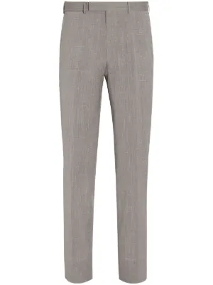 ZEGNA コットンウールパンツ 46 Zegna コットンウール パンツ | ニュートラル | FARFETCH JP