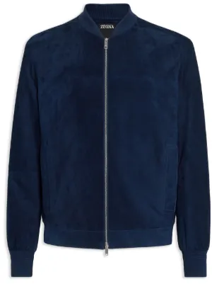 Obey suede outlet bomber