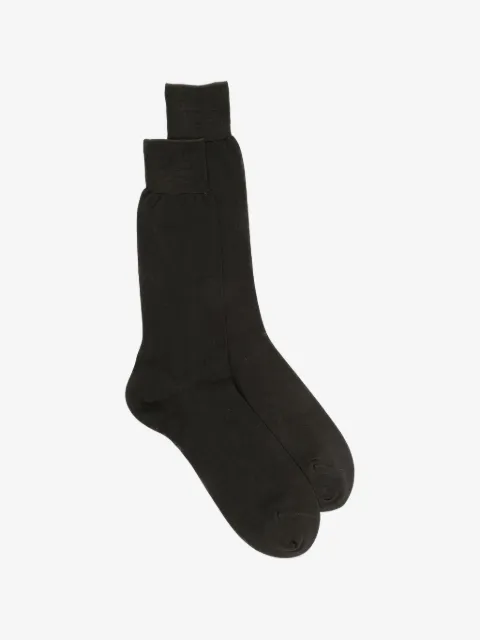 Zegna chaussettes à logo imprimé
