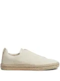 Zegna Triple Stitch slip-on espadrilles - Neutrals