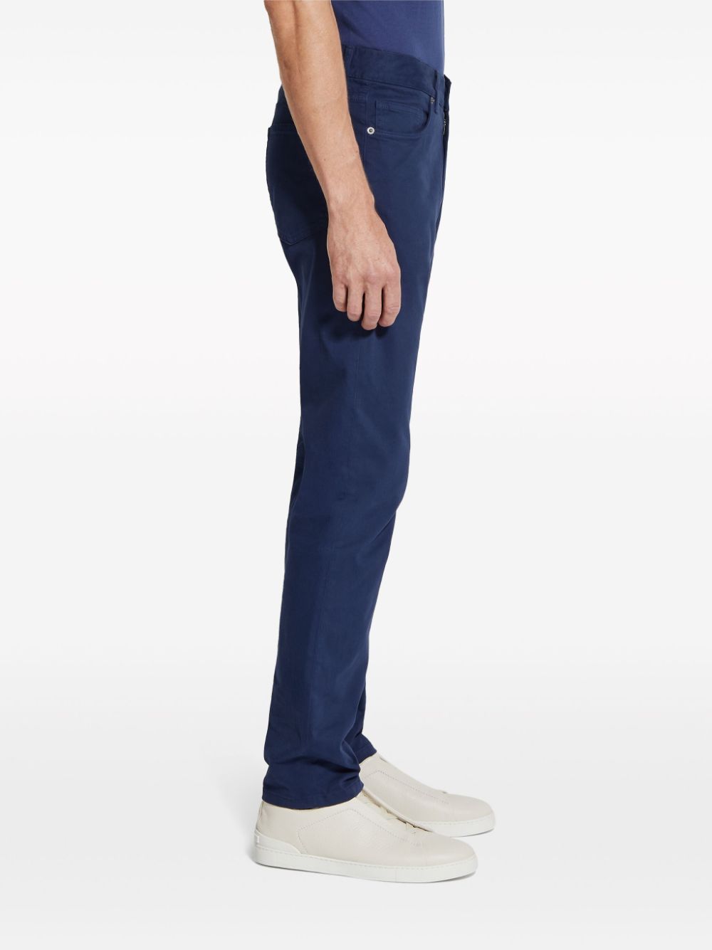 Zegna Roccia skinny jeans Blauw