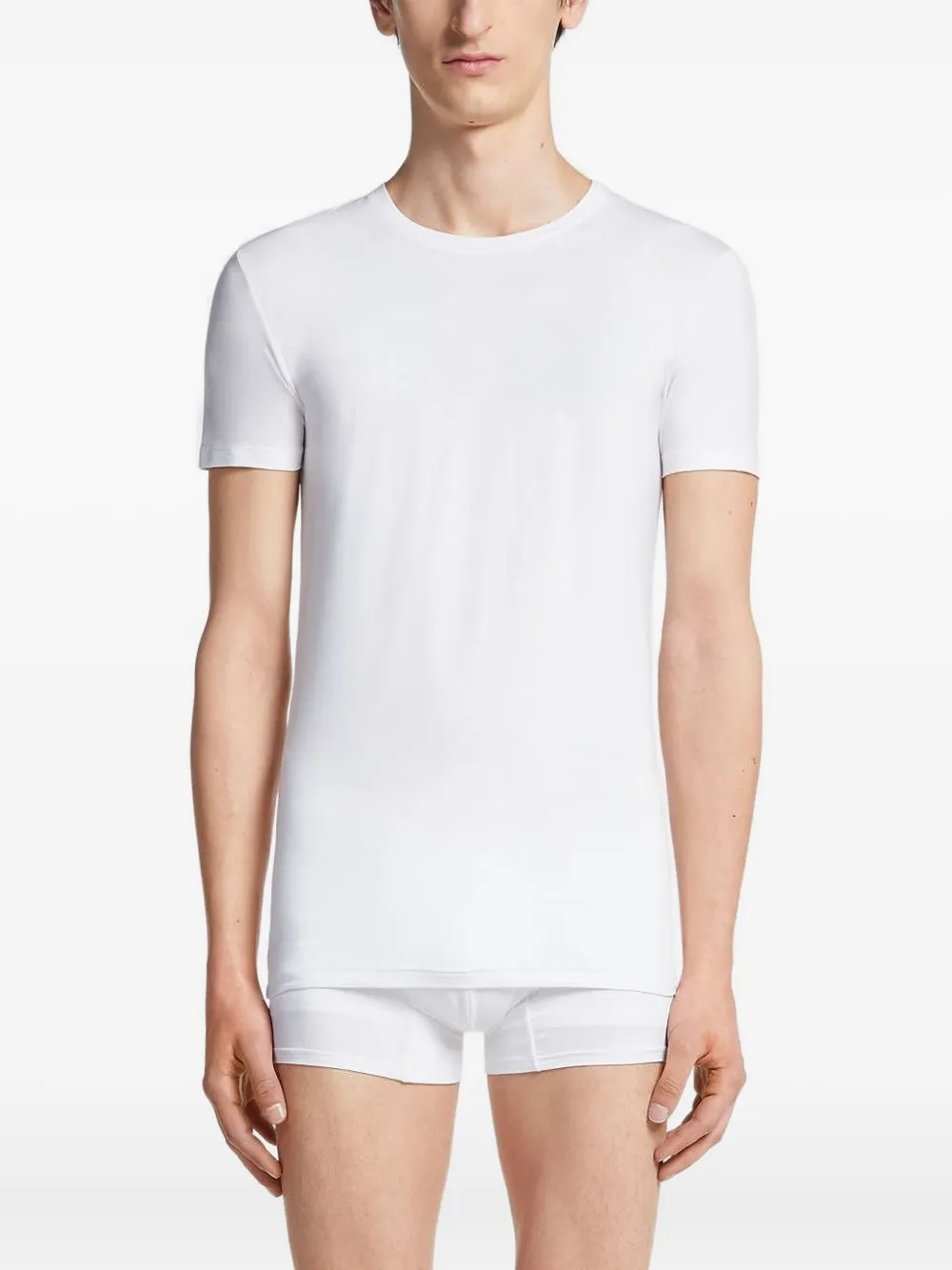 Zegna stretch-design t-shirt | T-Shirts | Image 2
