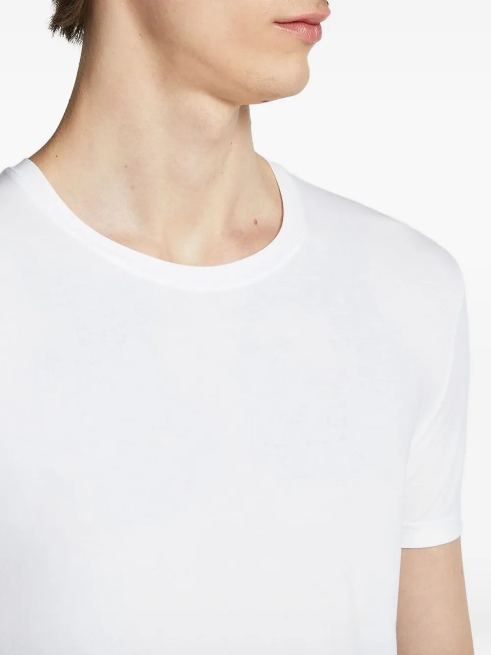 Zegna T-shirt met stretch design Wit
