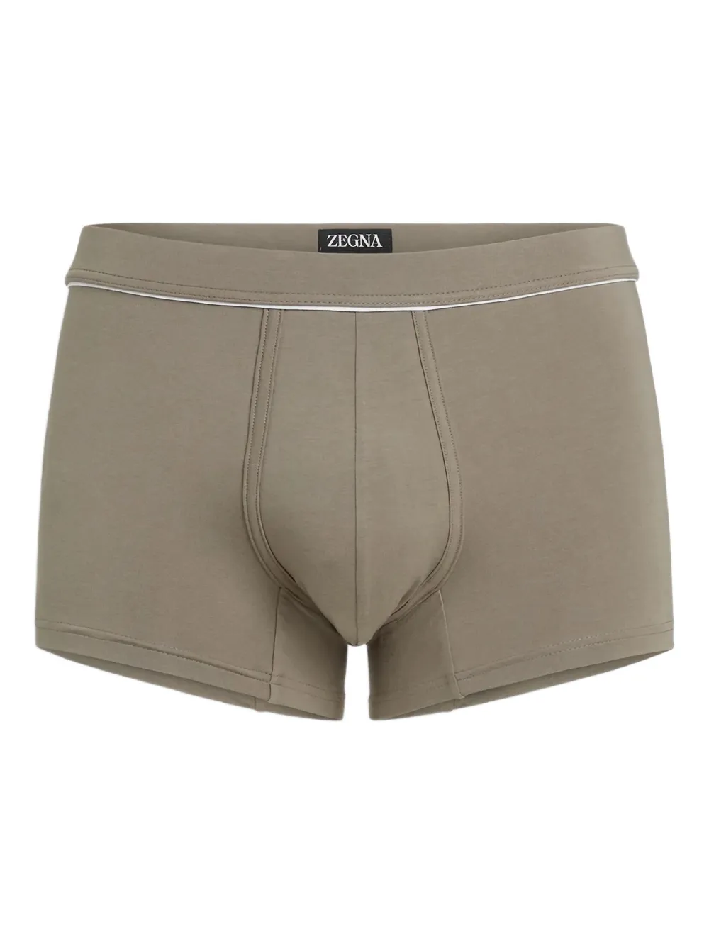 Zegna Stretch-design Boxers In Gray