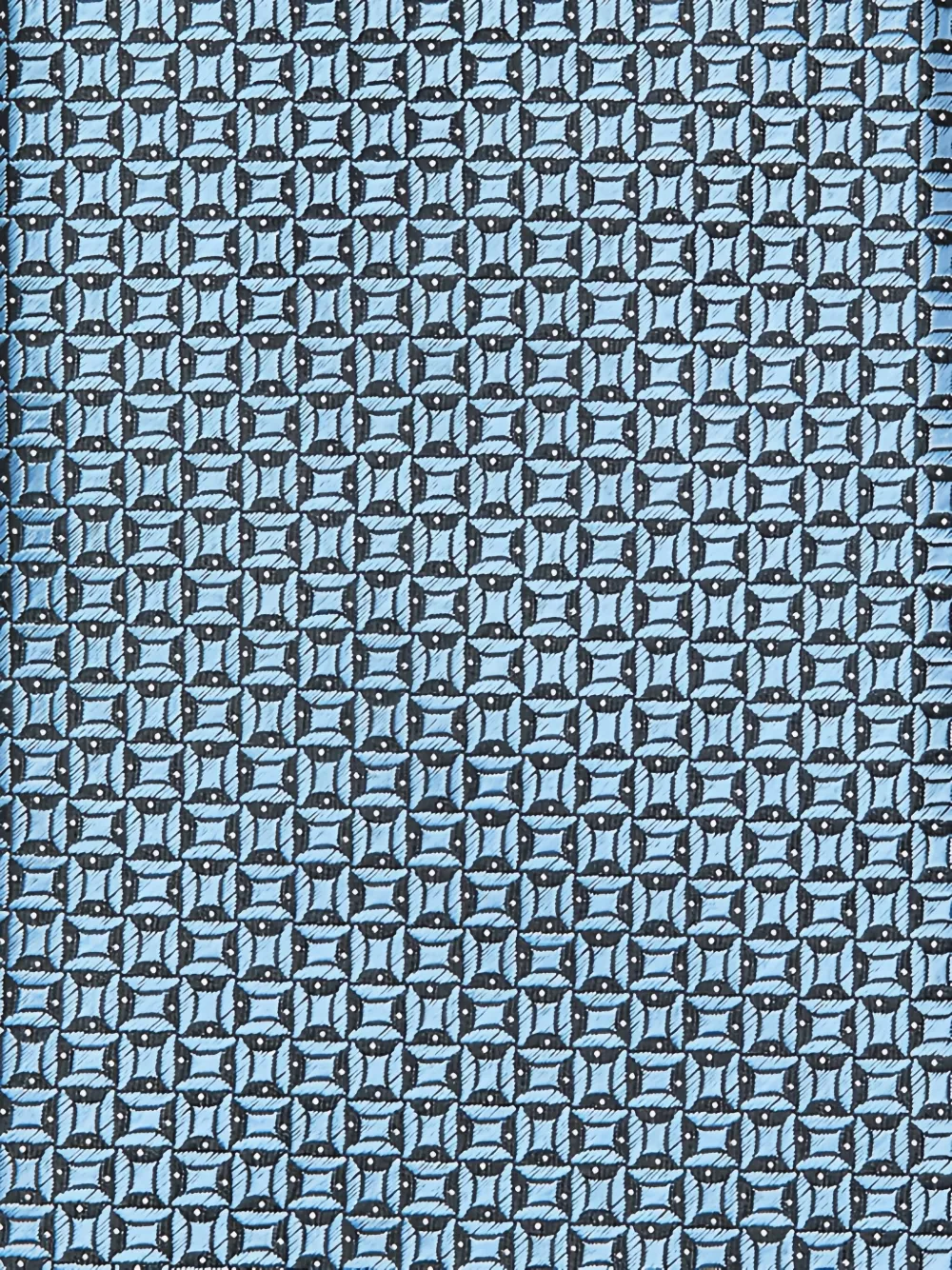 Zegna Cento Fili Silk Tie In Blue