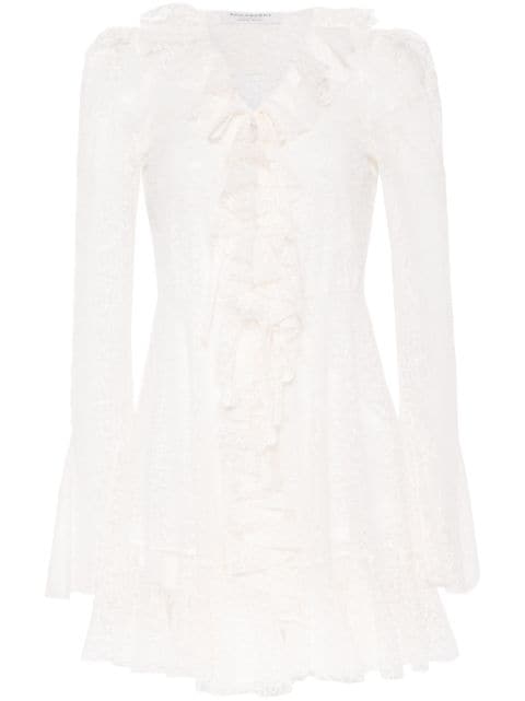 Philosophy Di Lorenzo Serafini ruffle-trim lace mini dress