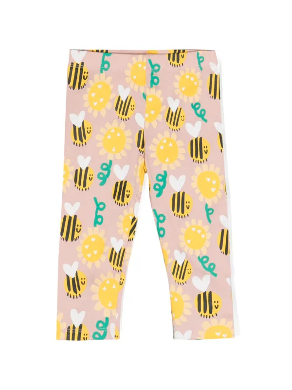 Bee print leggings best sale