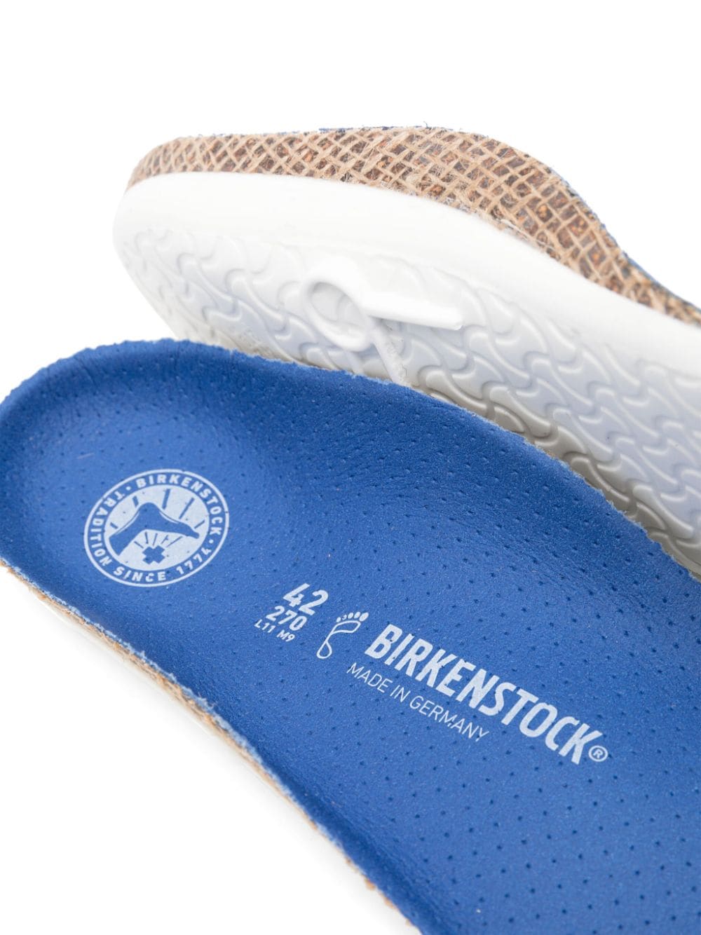 Shop Birkenstock Blue Sneakers Microfibre Footbed In 蓝色