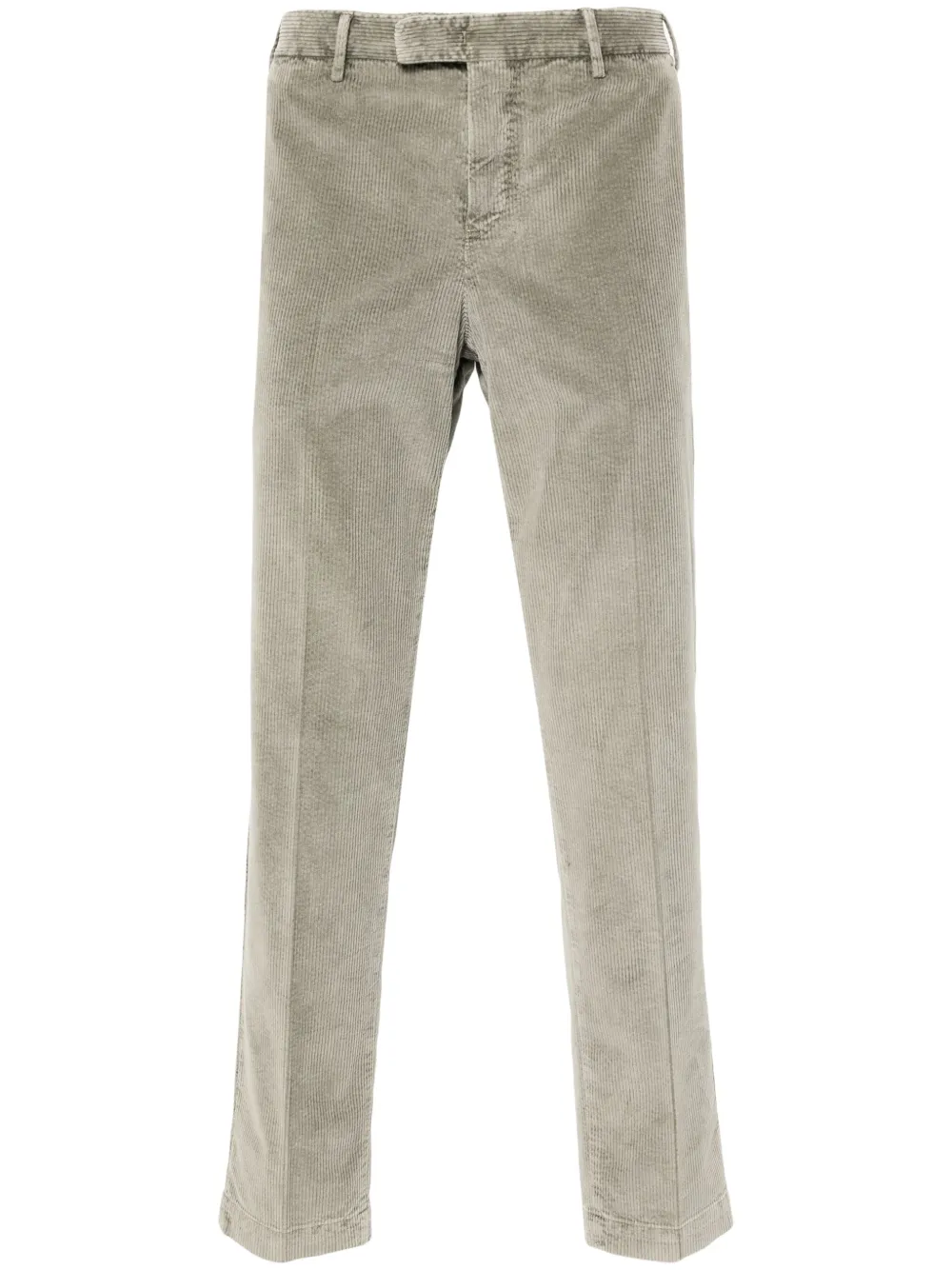 PT Torino Ribfluwelen broek met toelopende pijpen Grijs