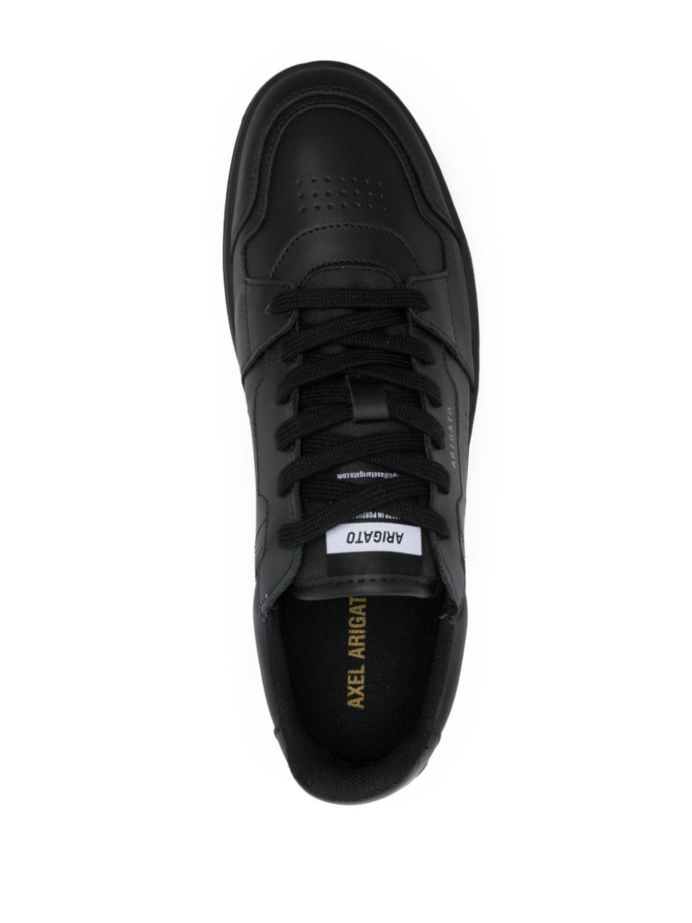 Shop Axel Arigato Dice Lo Leather Sneakers In Black