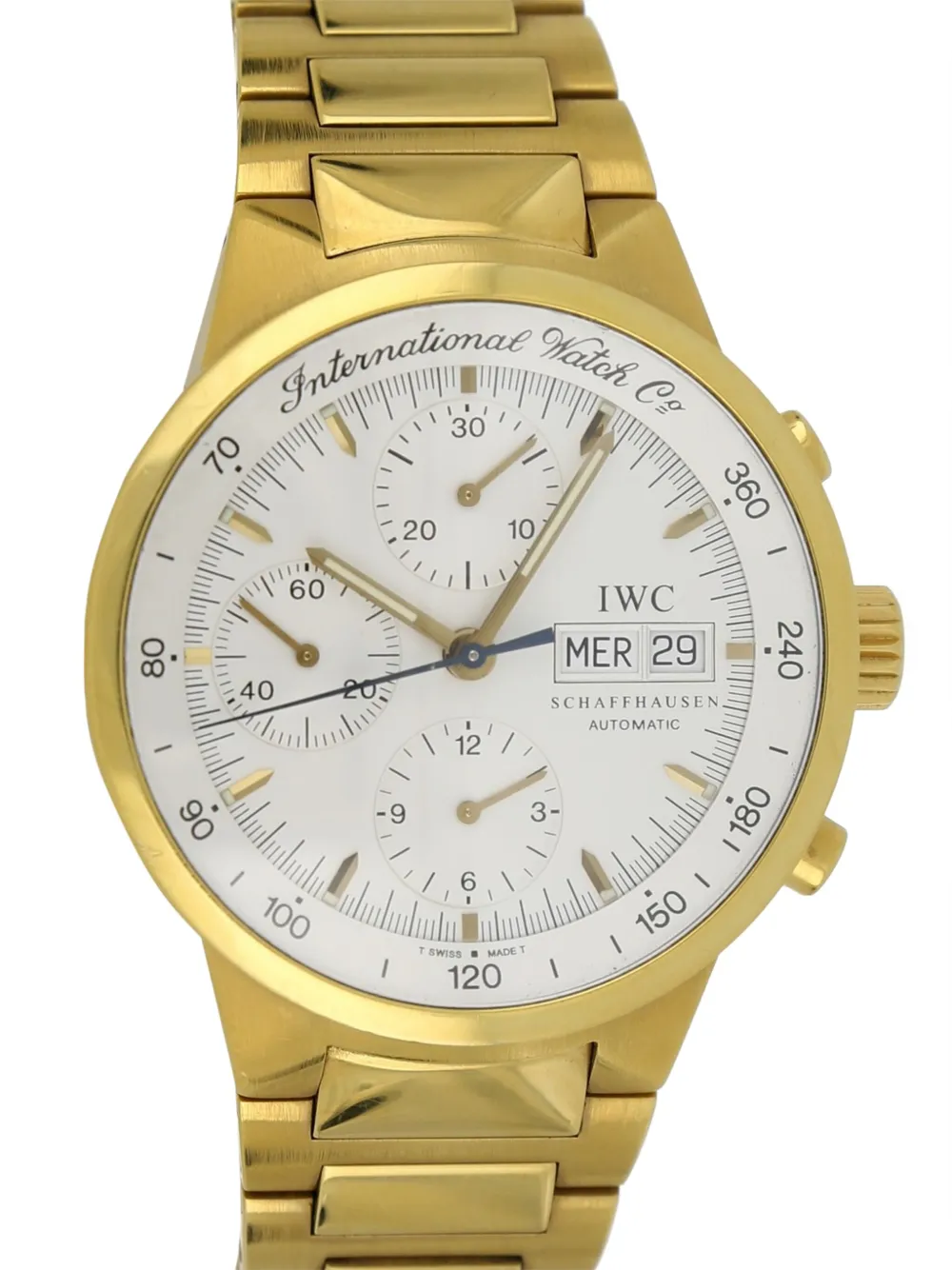 IWC Schaffhausen yellow gold 40mm | Pre-Owned Chronograph Watches | Image 2