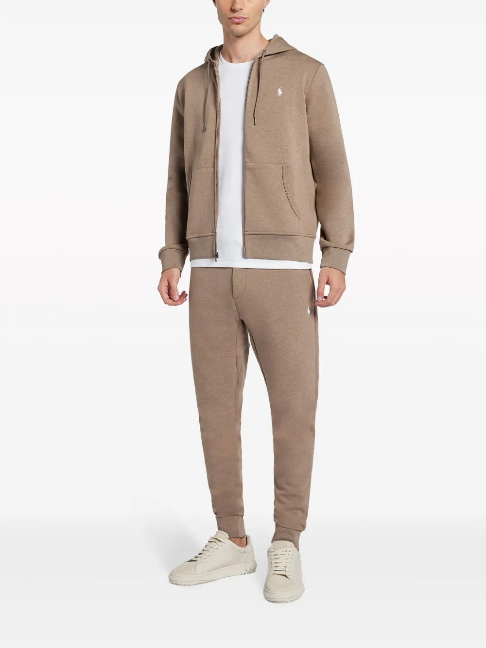 Polo Ralph Lauren Hoodie met borduurwerk Beige