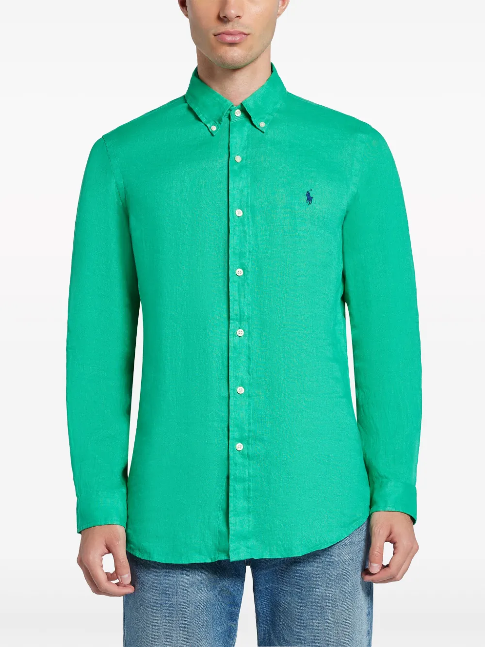 Polo Ralph Lauren Linnen overhemd Groen