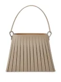 TOUCHLESS Pleated 3D-printed shoulder bag - Neutrals