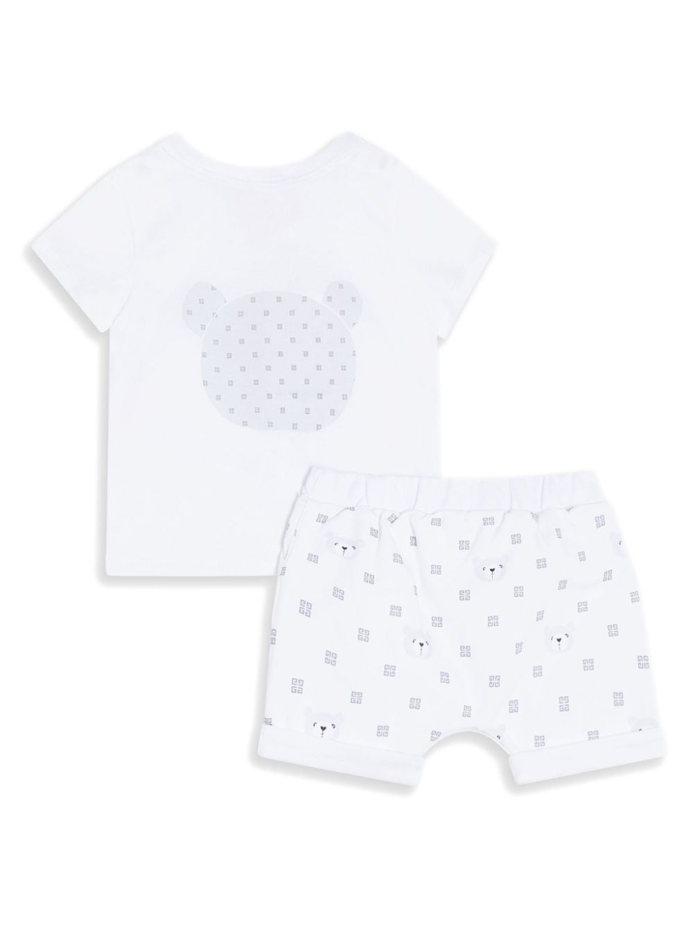 Shop Givenchy Logo-print T-shirt And Shorts Set In White