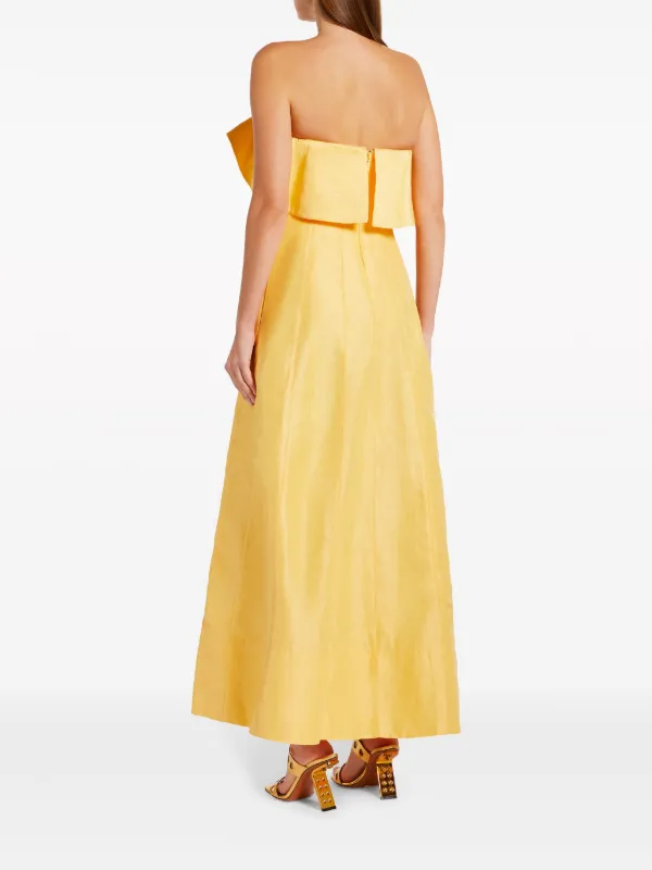 yellow dress near me Flossie Yellow Maxi Sleeveless Dress - US 8 main image 1