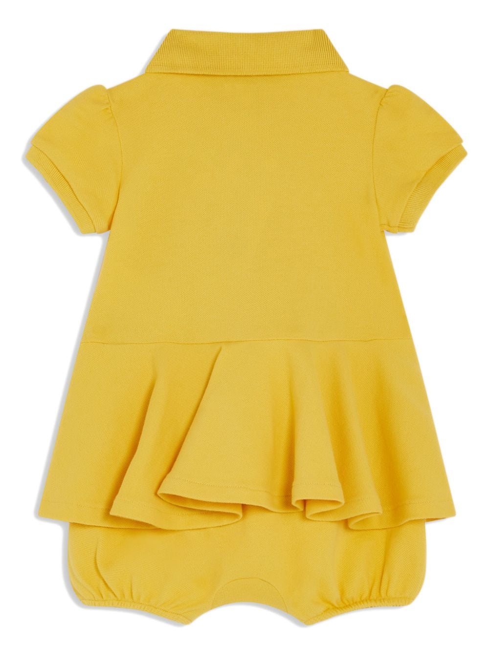 Shop Ralph Lauren Polo Pony Dress Set In Yellow