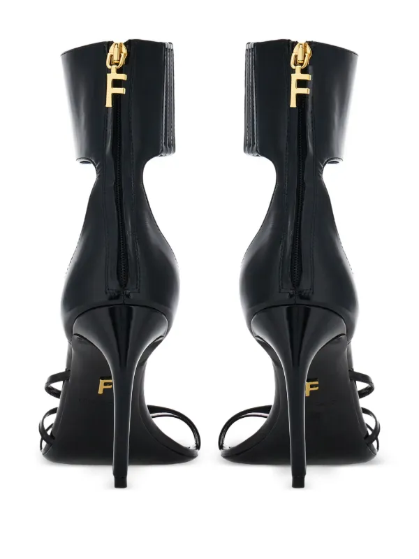 SALVATORE FERRAGAMO カーブヒールサンダル Ferragamo カーブヒール サンダル | ブラウン | FARFETCH JP