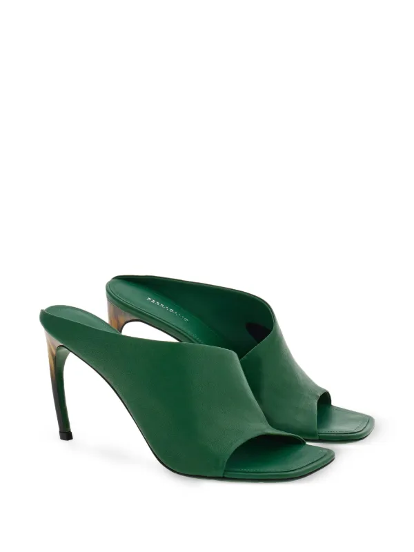 サンダル・ミュール Ferragamo Twisted High-Heel Sandals Ferragamo Twisted High-Heel Sandals in Multicolor | THE LIST