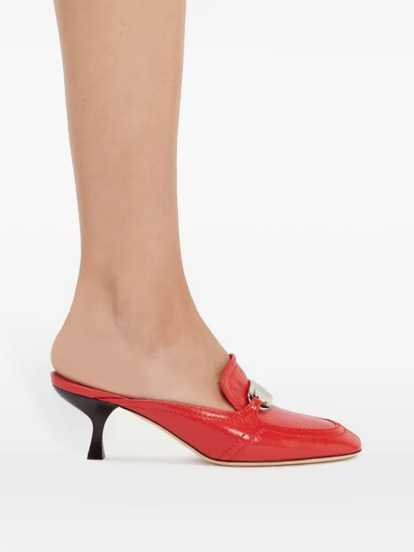 Ferragamo kitten-heel Mules | Red | FARFETCH