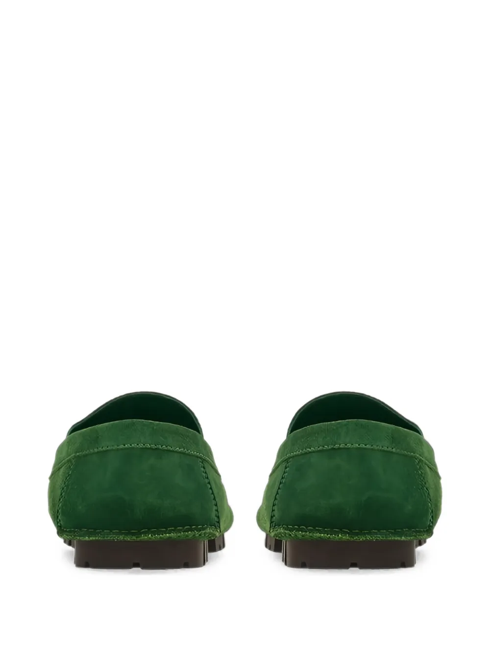 Ferragamo Suède loafers Groen