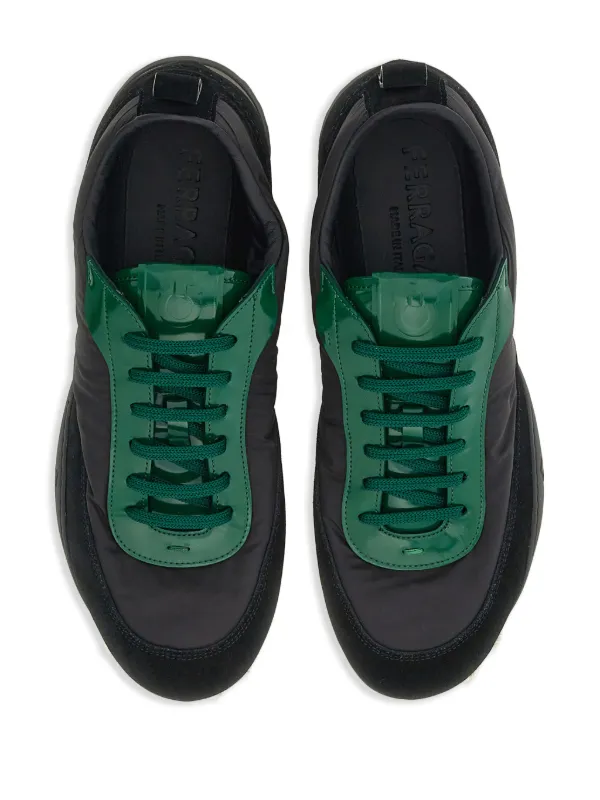 Ferragamo leather-trim lace-up Sneakers Black FARFETCH PH