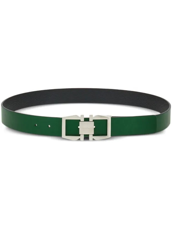 Ferragamo Reversible Gancini Belt Green FARFETCH HK