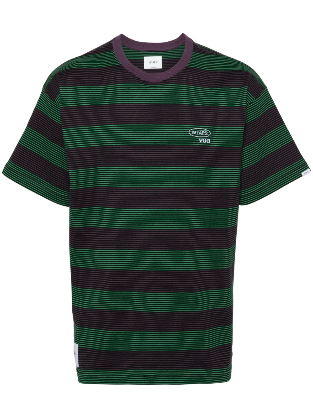 Wtaps Textile Protect Cotton T-shirt In Green