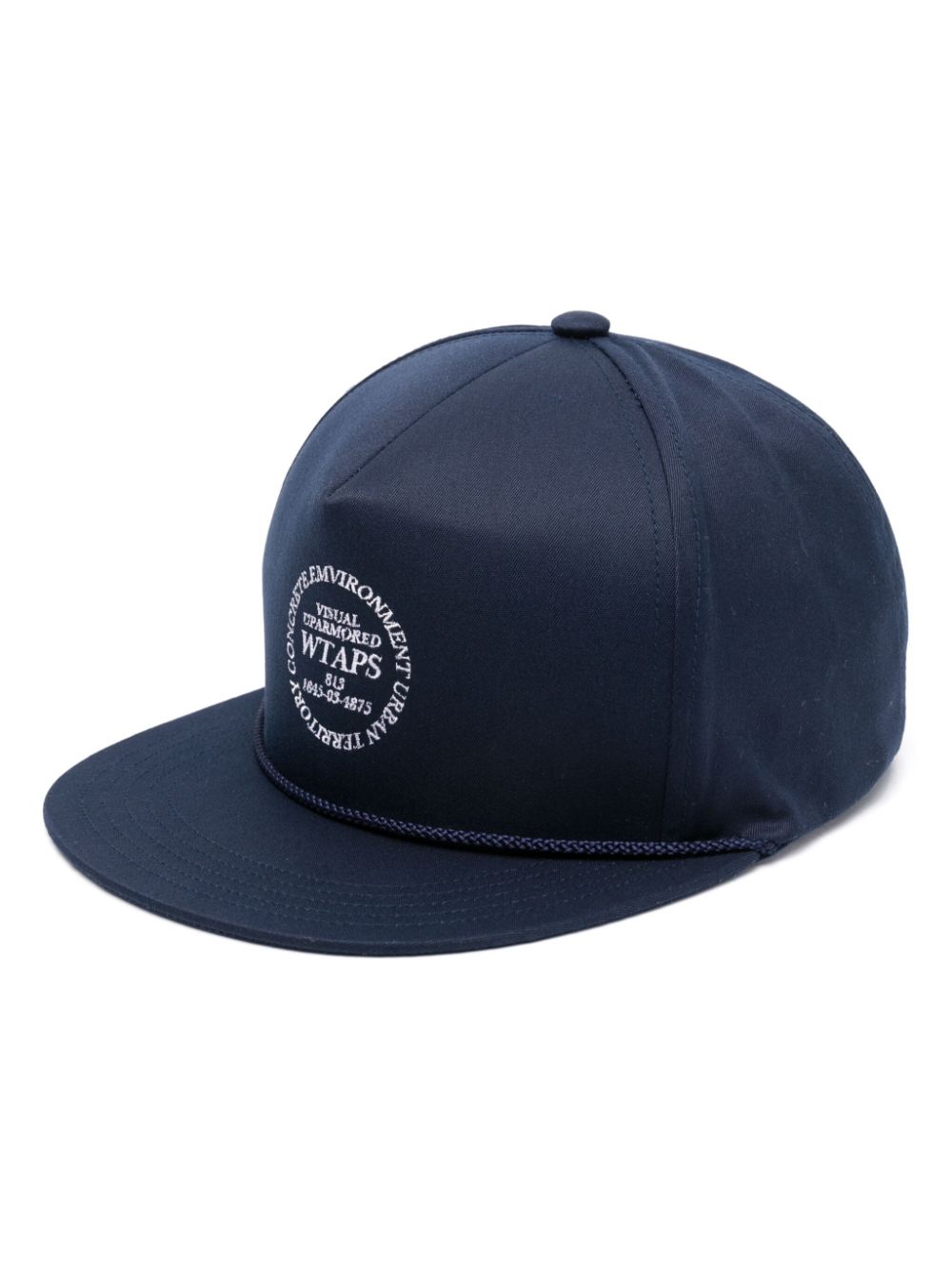 Wtaps Logo-embroidered Cap In Blue