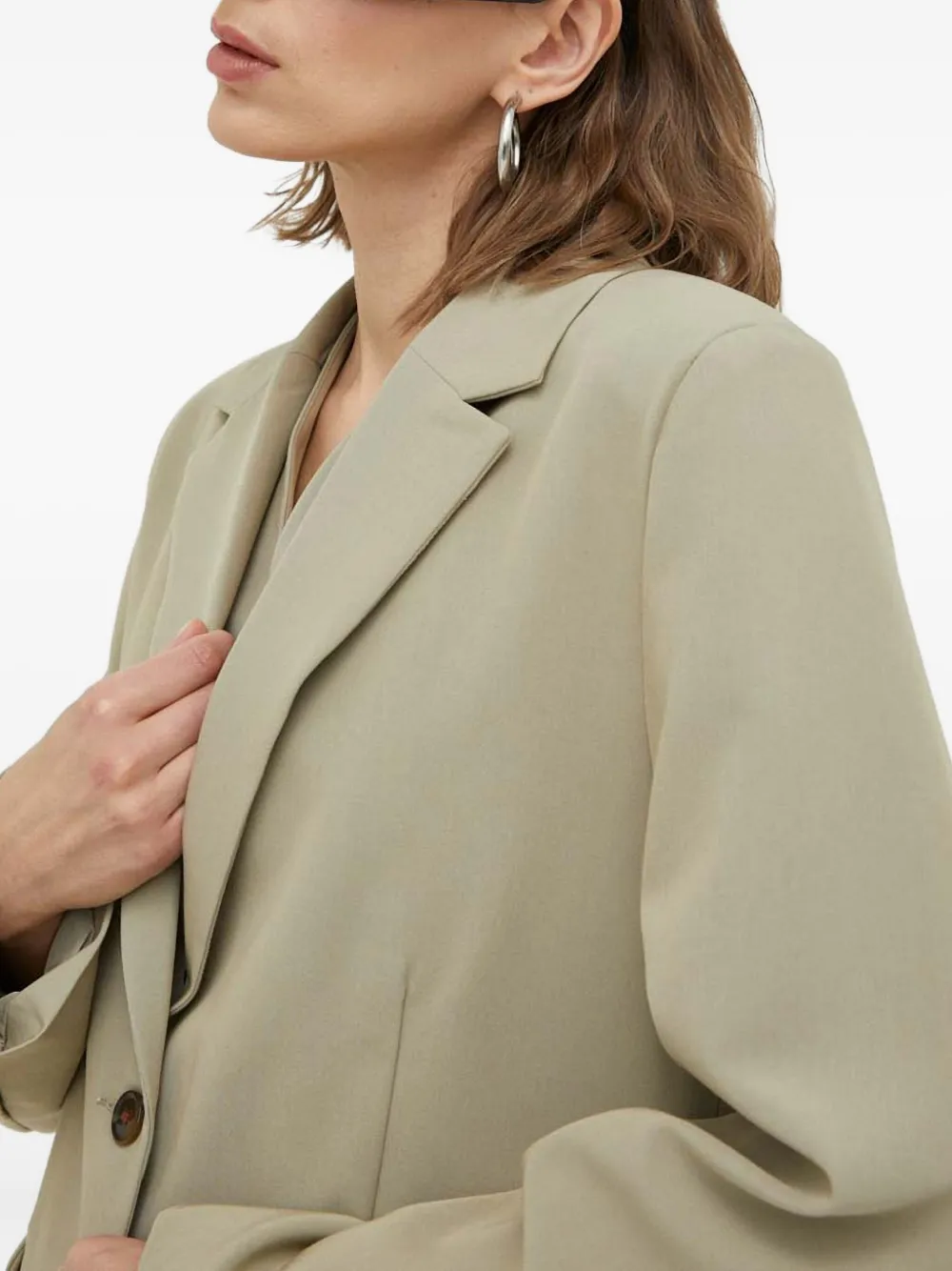 Samsoe & Samsoe Ramona Buttoned Blazer In Multi