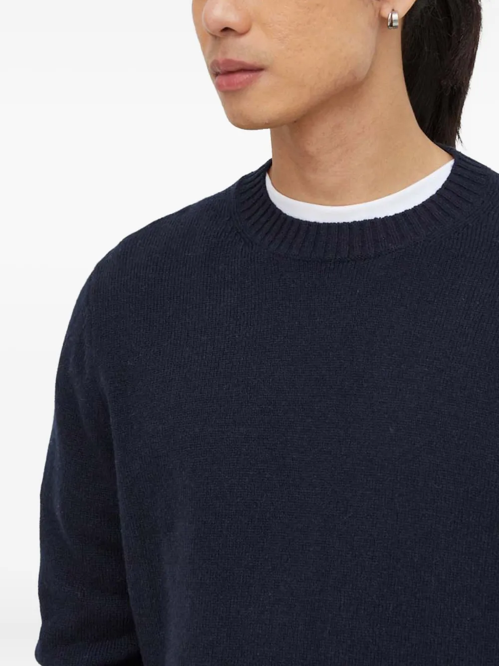 Samsoe & Samsoe Crew-neck Sweater In Blue